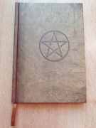 Notes, wzór - Pentagram, gładki, 168 stron