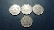 Niemcy , 4 x 1 marka 1950 i 1965
