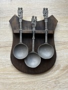 OZDOBNE ŁYŻKI CYNOWE - ZINNLOFFEL