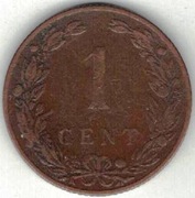Holandia 1 cent 1906 - 19 mm - nr 2