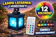 Lampa latarnia led minecraft 12 kolorów 