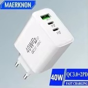 Ładowarka 40W szybkiego Ładowania Nowa USB oraz typu C .