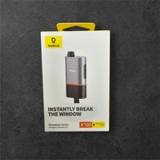 BASEUS młotek bezpieczeństwa/nóż do pasów/latarka - do auta NOWY