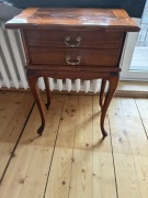 Drewniana komoda komódka sekretarzyk dwie sztuki retro vintage