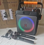 Maszyna do karaoke JYX T19-T, 2 mikrofony, Głośnik bluetooth