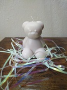 Świeczka sojowa Miś - bezzapachowa 