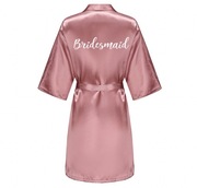 Szlafrok ślubny Bridesmaid świadkowa L