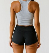 Spodenki szorty pole dance L czarne 