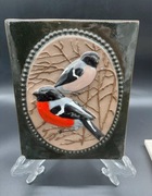 303. Jie Gantofta ozdobna tabliczka vintage, kafel, Szwecja