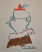 Obraz - Paladin mit Federhut - Pablo Picasso