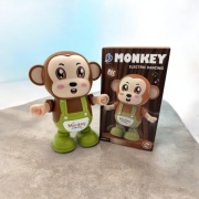 Urocza tańcząca małpka Led interaktywna muzyczna zabawka dla dzieci 