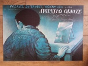 Oryginalny polski plakat filmowy - Światło odbite, Wałkuski, 1989