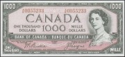KANADA 1000 DOLARÓW 1954 - KRÓLOWA ELŻBIETA II - A/K