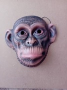 Maska małpa ,piankowa, na gumkę HALLOWEEN 