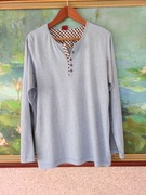 bluza sportowa casual koszula t-shirt męski bawełniany bluzka długi rękaw