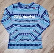 Kari traa bluzka termoaktywna 70% merino r 128