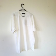 Dolce & Gabbana biała koszulka z 3D logo DG