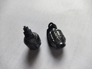 Nakrętki na wentyle AV/samochodowe "granat"