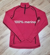 Koszulka termoaktywna Devold typu zip 100% merino r S