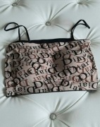 Top push up we wzory na cienkich ramiaczkach