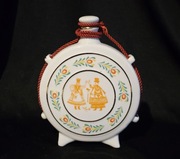 Karafka Hollohaza Vintage porcelana butelka piersiówka Vintage retro prl 