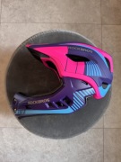 Kask rowerowy dziecięcy - Rockbros TT-32 Fioletowy-Róż, rozmiar S - NOWY