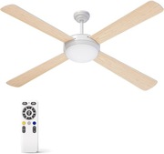 Wentylator sufitowy z oświetleniem 132 cm pilot