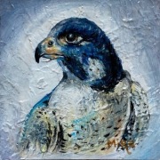 Ptaki Polski obraz akrylowy ręcznie malowany.