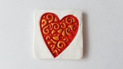 Magnes na walentynki prezent rękodzieło 