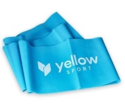 Taśma do ćwiczeń niebieska guma oporowa yellowFLAT band opór 9-11 kg