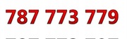 787 773 779 Złoty numer, łatwy numer, prosty numer, SIM , starter, T-Mobile