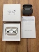 Apple AirPods Pro 1 gen Lightning idealny stan oryginalne paragon