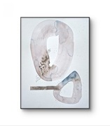 Obraz akwarela a4 abstrakcja 