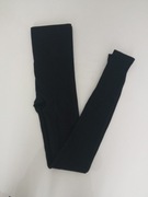 Stradivarius ciepłe legginsy czarne r XS/S