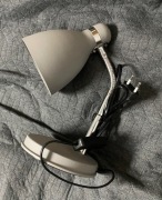 Grundic Lampka stołowa/ biurowa 14,5x31,5cm szara