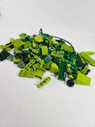 Lego mix elementy zielone klocki oryginalne 120g Używane