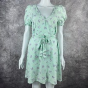 Sukienka H&M Divided zielona kwiaty EU 38 jak nowa