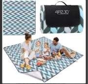 Koc piknikowy, plażowy, turystyczny 4fizjo 200x200cm
