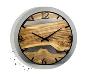 Zegar ścienny loft - w pełni personalizowany projekt (średnice 35 -100cm)