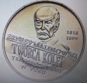 2zł Ernest Malinowski 1999 Menniczy z worka bankowego