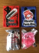 Mini wibrator 315 szt i ring wibrujacy 30szt