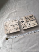 Zestaw stempli, jesienny lub urodzinowy