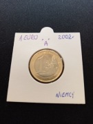 1 EURO z 2002 r "A" pierwszy rocznik , mennica Berlin ,  poszukiwane