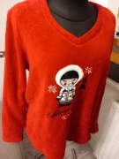 Piżama bluza czerwona  Love to lounge