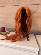 Nowa peruka włos długi ruda