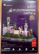 Puzzle 3D CUBIC FUN LED Zamek Neuchwanstein (128 elementów)
