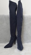 Długie kozaki za kolano na szpilce muszkieterki Reserved 41
