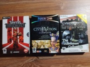UNREAL TOURNAMENT + ARTBOOK, CIVILIZATION IV, AURORA THE SECRET WITHIN