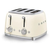 Nowy toster SMEG TSF03CREU na 4 kromki - kremowy - gwarancja paragon