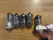 Lampy elektronowe 4xECC83 12AX7 1x ECC88